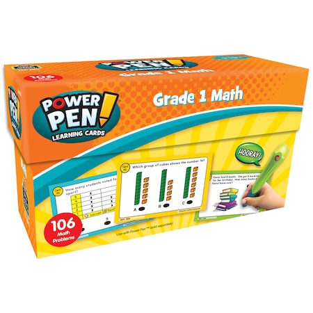 Teacher Created Resources Power Pen Learning Cards - Math Grade 1 TCR6011